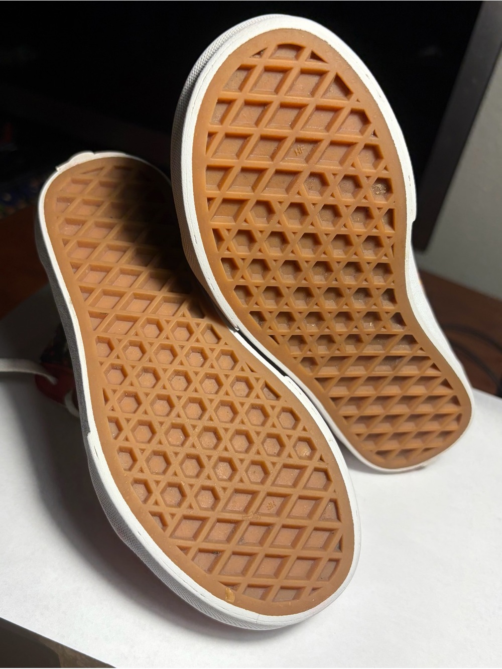 Vans Kids Red Hi_z!p/hi_top sk8 shoes